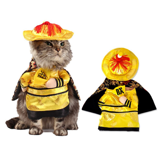 Funny Chinese Emperor Pets Costume