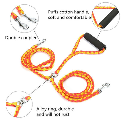 No Tangle Coupler Dual Dog Leash