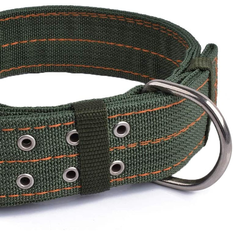 Metal Buckle Tactical Training Pet Collar