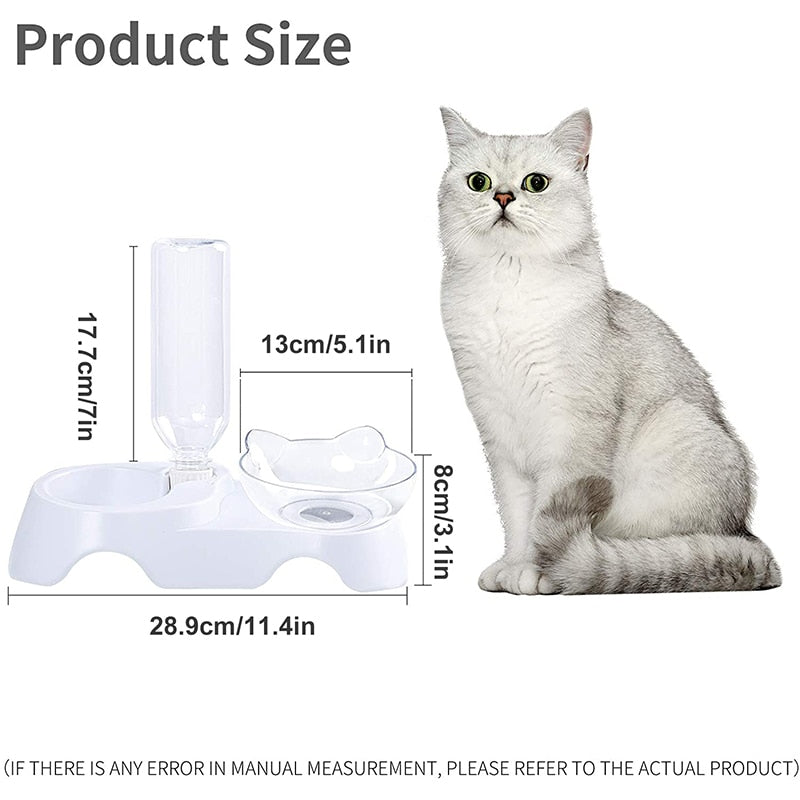 Siphon Durable 15° Tilted Cat Bowl