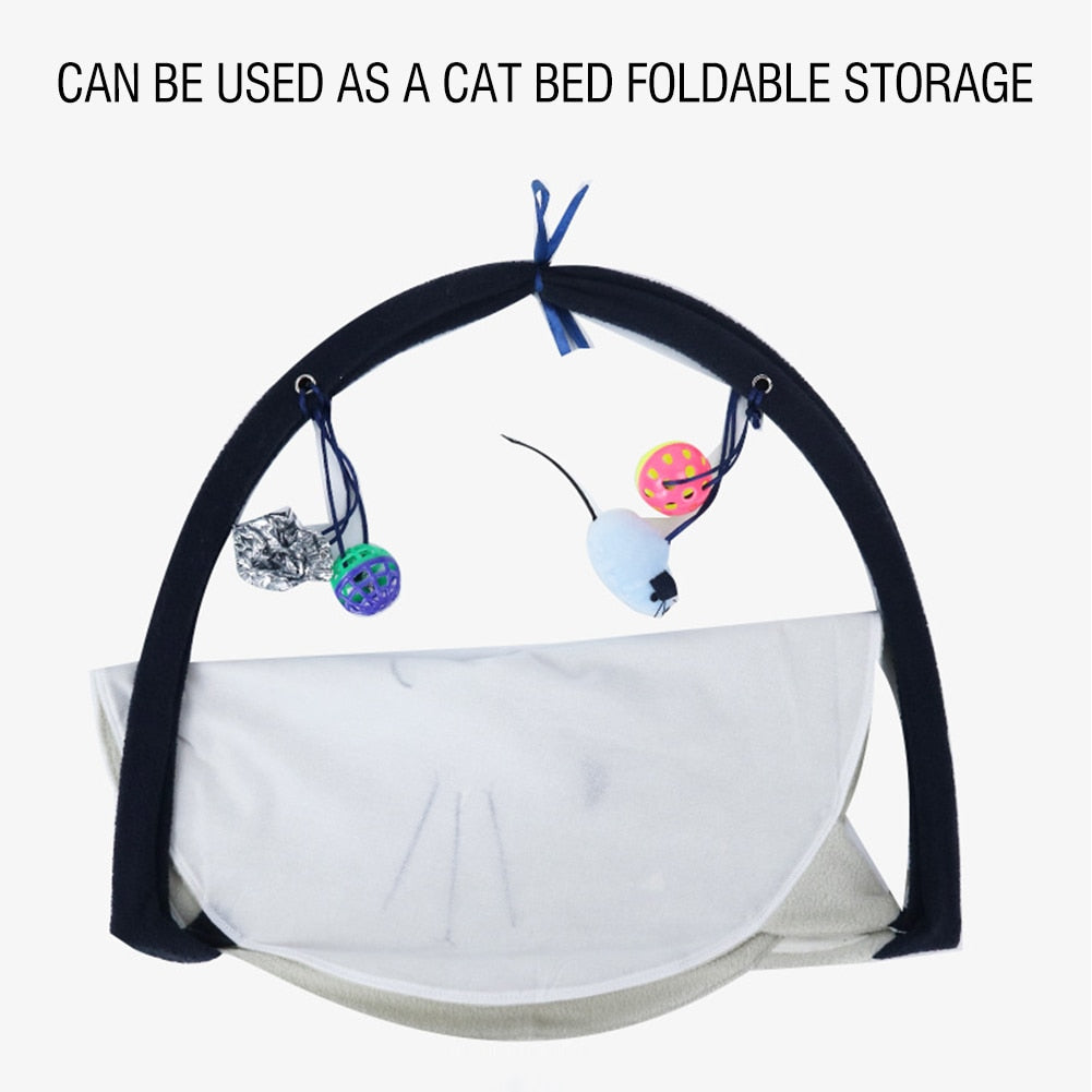 Kitty Face Hanging Toys Cat Tent