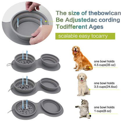 Premium Silicone Outdoor Dog Bowl