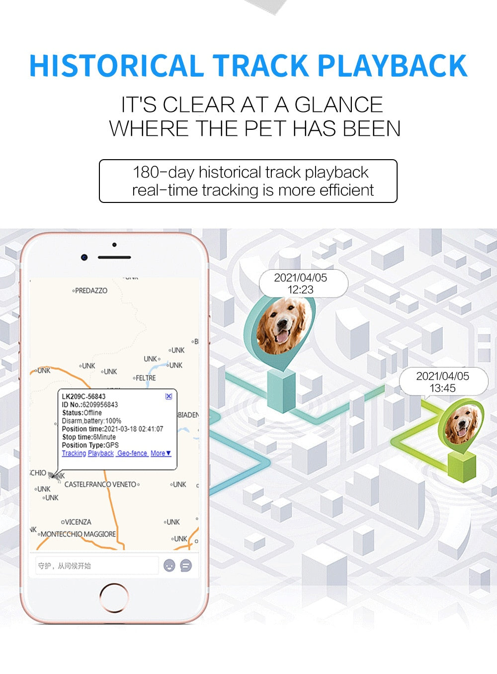 Global 4G LTE GPS Dog Tracker