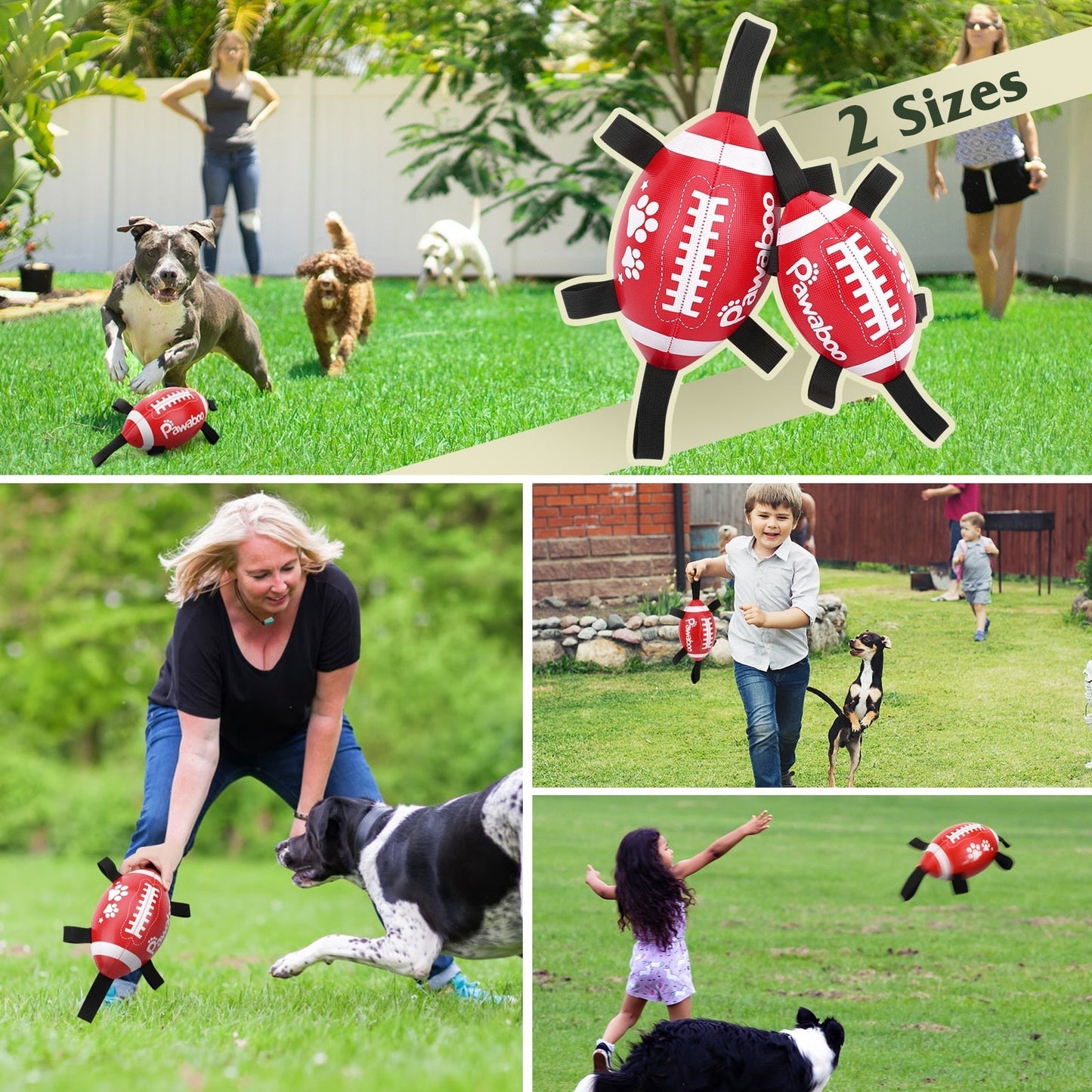 Tug Of War Dog Football Toy