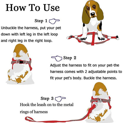 Paws & Bones Design Dog Harness