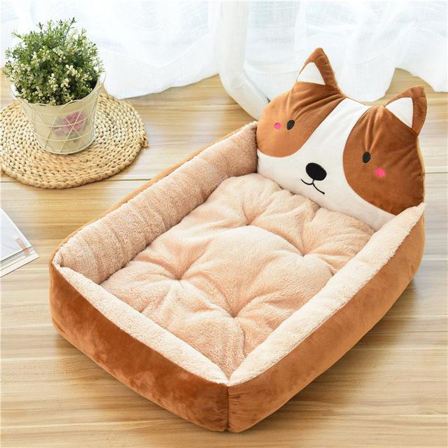 Cartoon Dog Shape Pet Bed