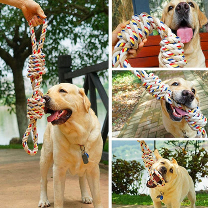 2 Handles Large Dog Rope Toys