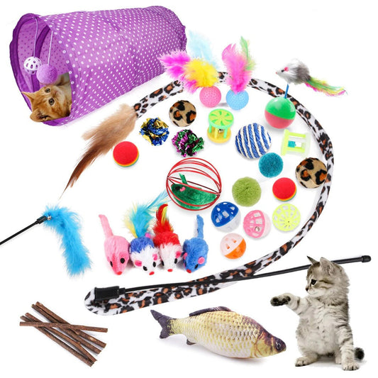 28 Pack Assorted Cat Toys