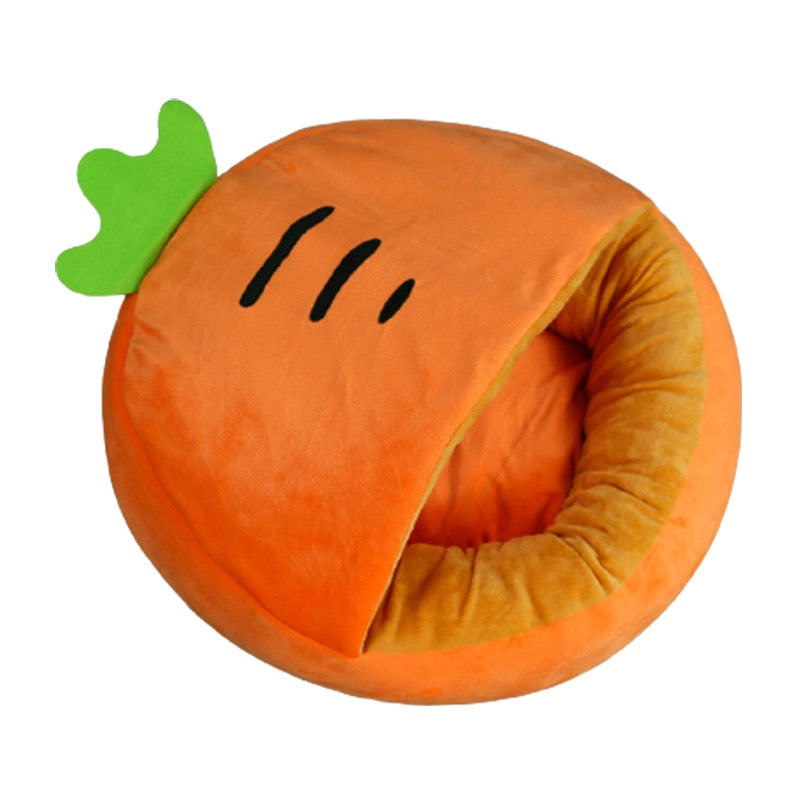 Soft Plush Carrot Pets Bed