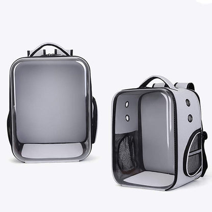 Clear Window Travel Pets Backpack