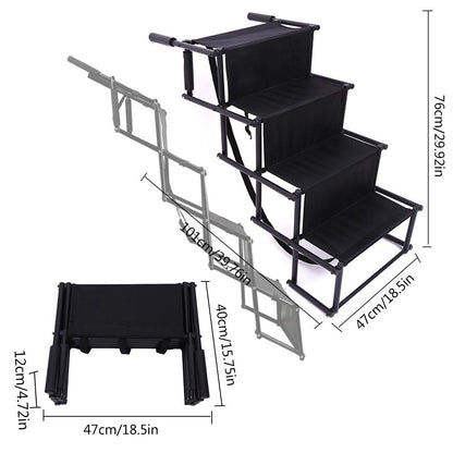 Lightweight Folding Pet Ladder Ramp