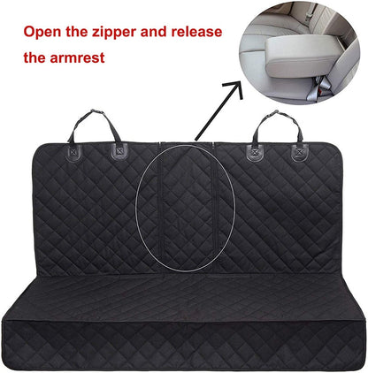 Reversible 100% Quilted Dog Car Seat Protector