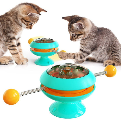 Rotating Windmill Cat Turntable Toy