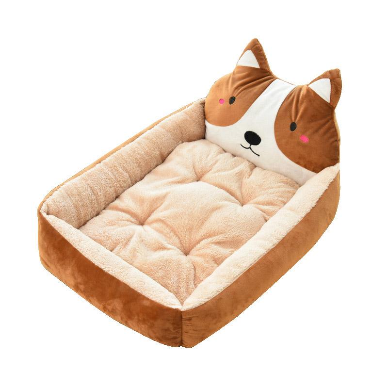 Cartoon Dog Shape Pet Bed