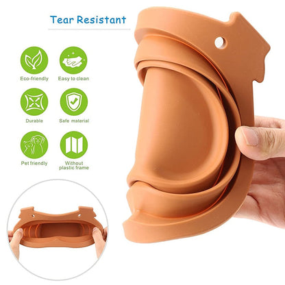 Collapsible Dog Bowl With Carabiner