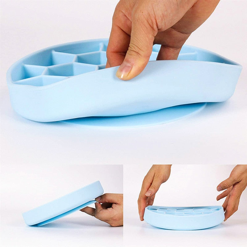 Honeycomb Silicone Dog Food Bowl