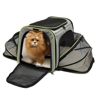 Luxury Outdoor Travel Pet Carrier Bag