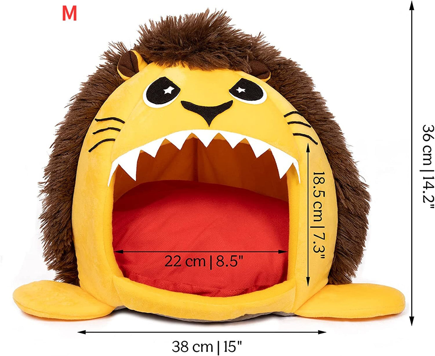 Cute Cartoon Lion Cat Bed