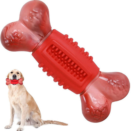 Tough Rubber Bone Dog Chew Toys