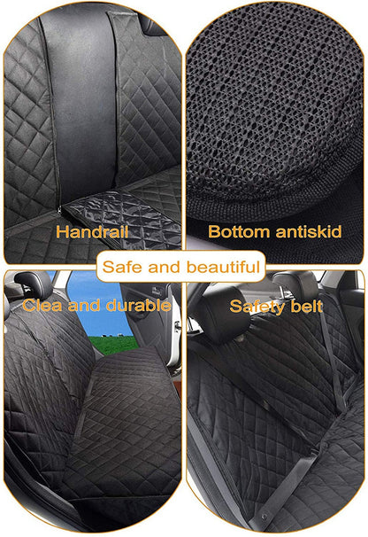 Reversible 100% Quilted Dog Car Seat Protector