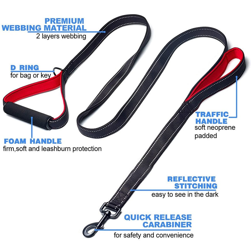 Heavy Duty Padded Handle Dog Leash