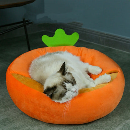 Soft Plush Carrot Pets Bed