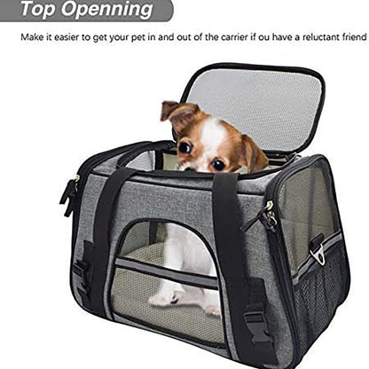 4 Sided Mesh Portable Dog Carrier