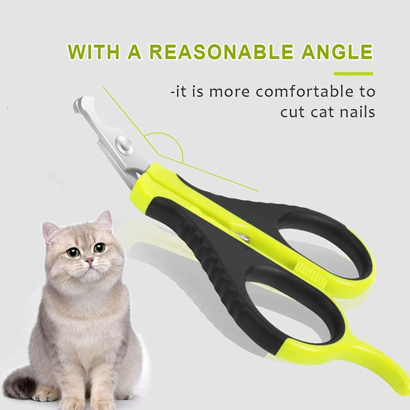 Safe Efficient Pet Cat Nail Clipper