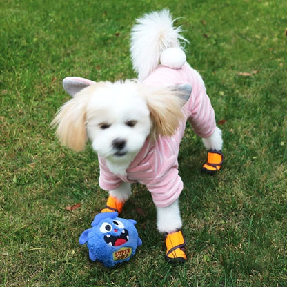 Monster Plush Dog Giggle Ball