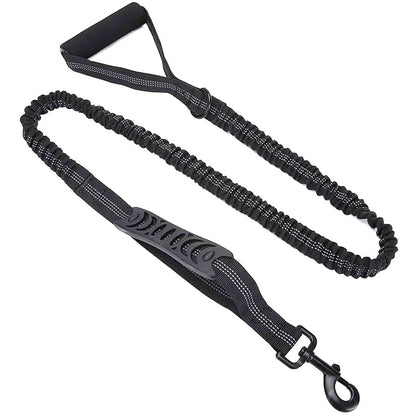 Ergonomic Padded Handle Bungee Dog Leash