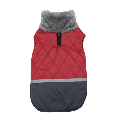 Quilted Cotton Reversible Dog Coat