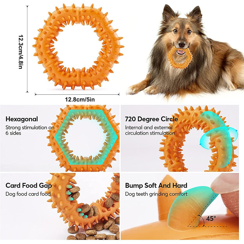 Hexagonal Shape Tough Dog Toys