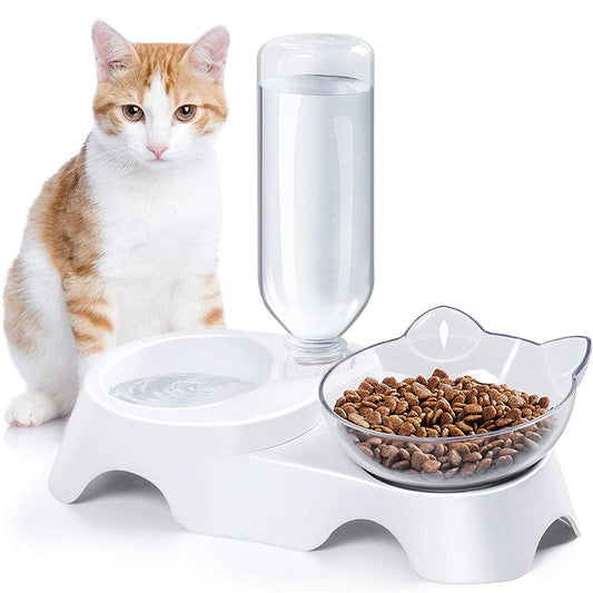 Siphon Durable 15° Tilted Cat Bowl