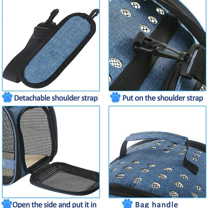 3 Layer Fabric Pet Carrier Bag