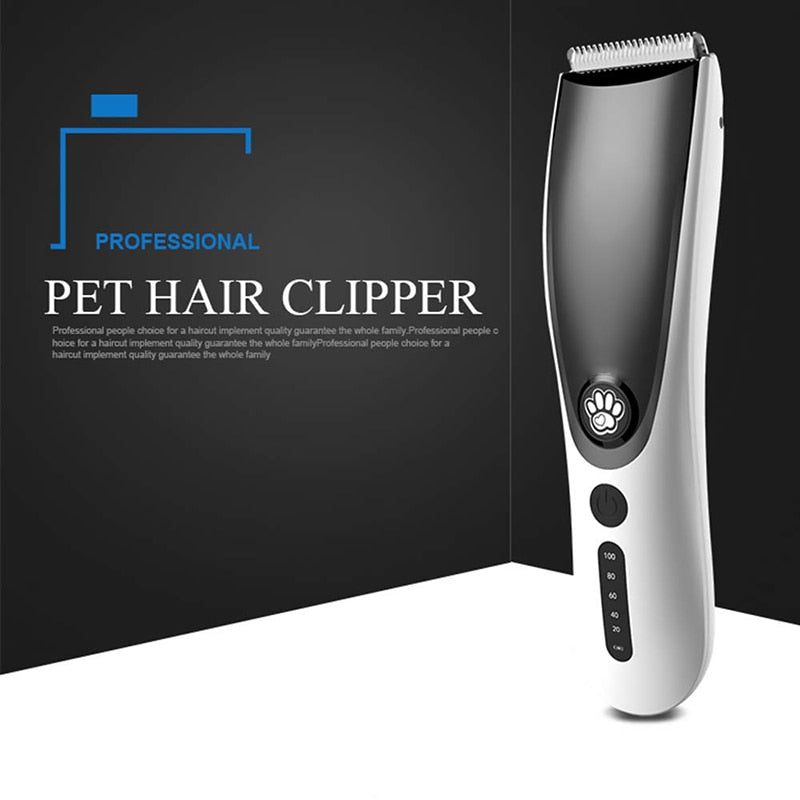 USB Rechargeable Efficient Dog Hair Trimmer