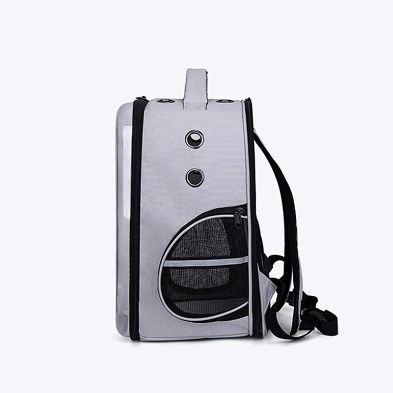 Clear Window Travel Pets Backpack