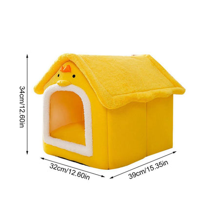 Soft Plush Cute Duck Pet House