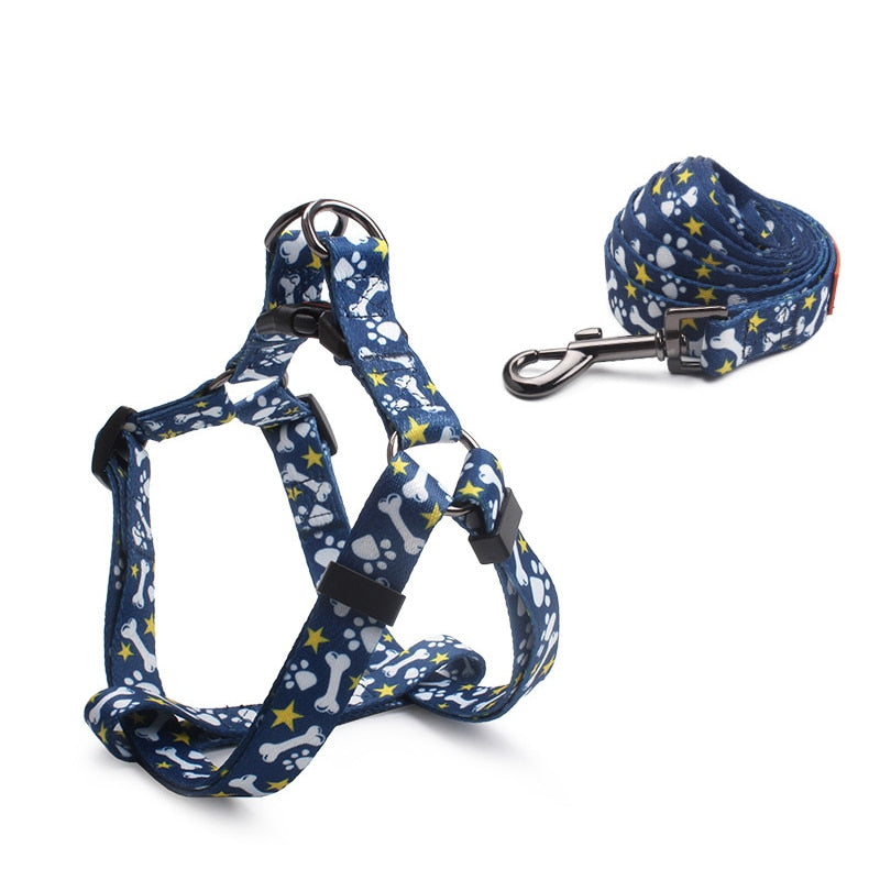 Paws & Bones Design Dog Harness