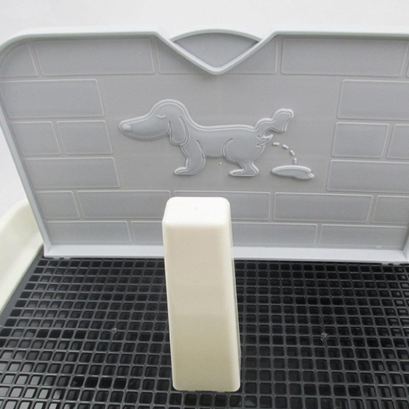 Double Layer Dog Grid Toilet Tray