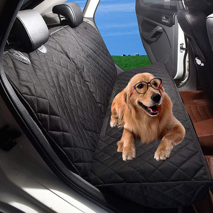 Reversible 100% Quilted Dog Car Seat Protector