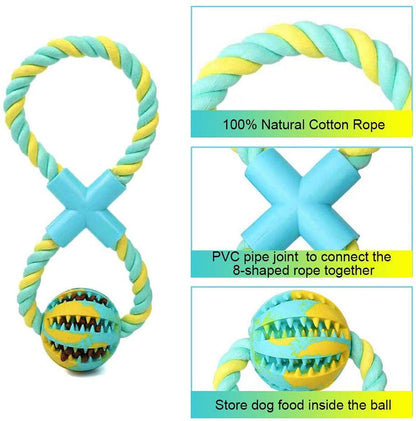 Unique 8 Shape Dog Rope Toys