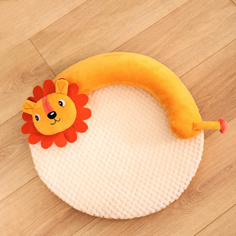 Soft Lion Shape Pet Sofa Bed