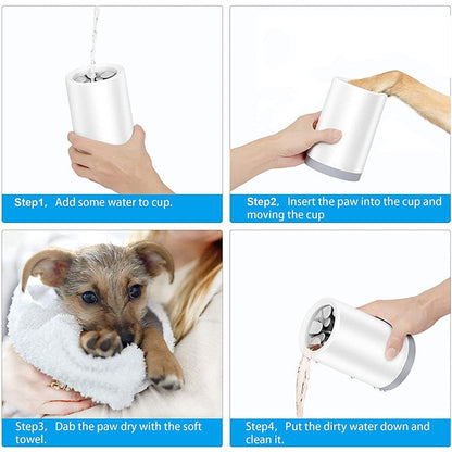 Soft Silicone Dog Grooming Paw Cleaner