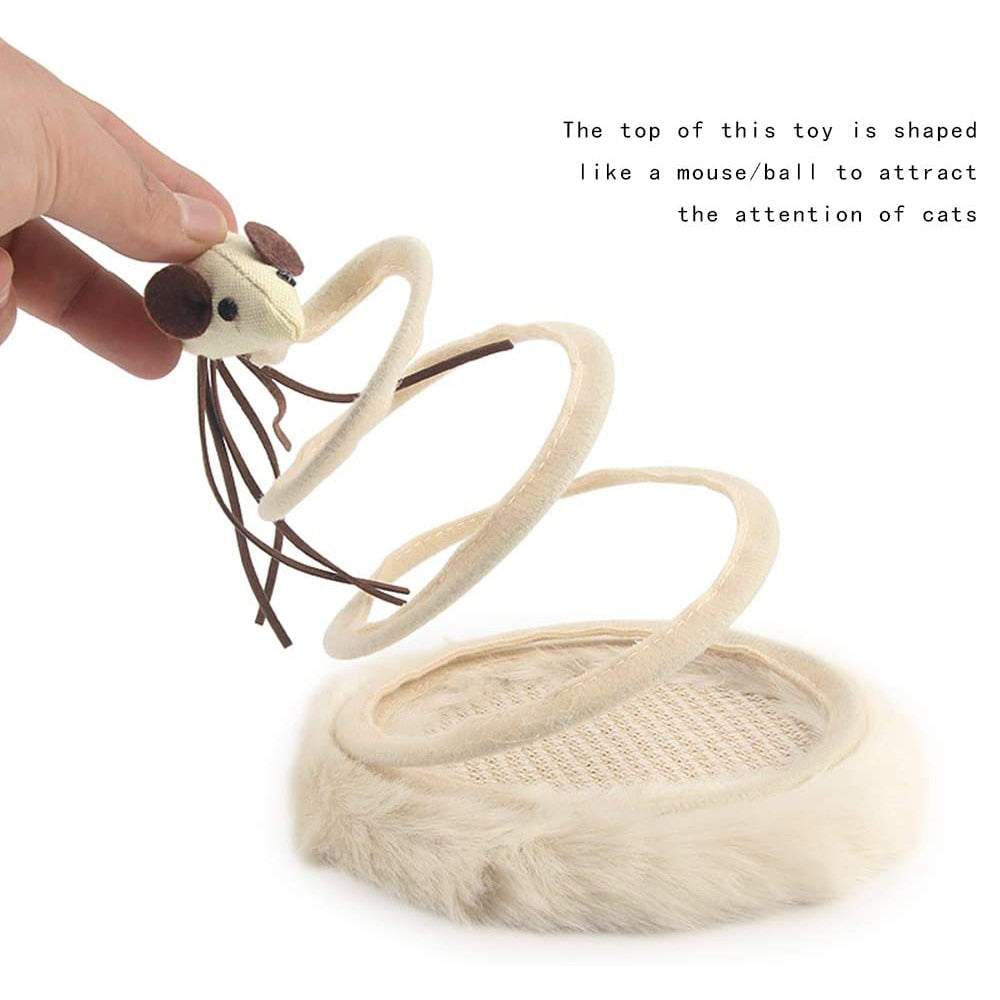 Interactive Spring Mouse Cat Toy