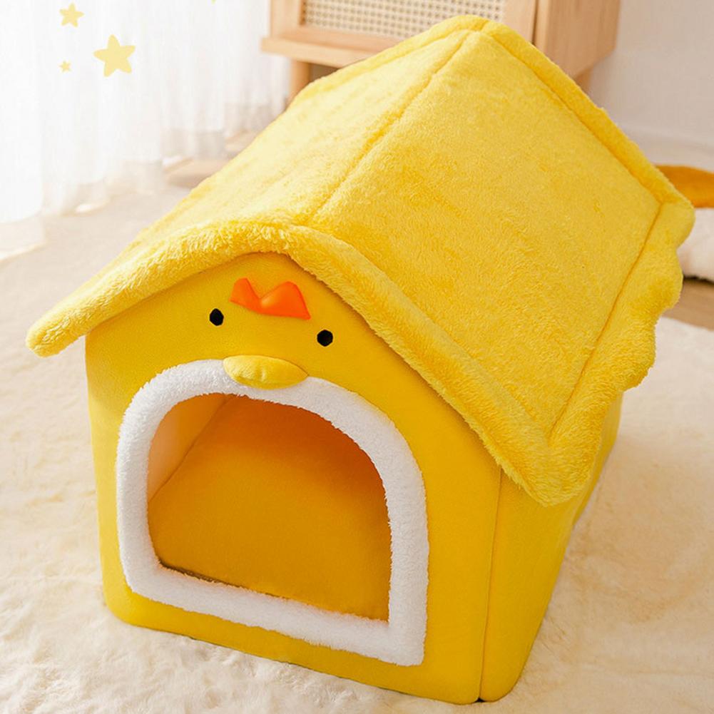 Soft Plush Cute Duck Pet House