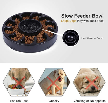 Quality Dog Slow Feeder Diet Bowl