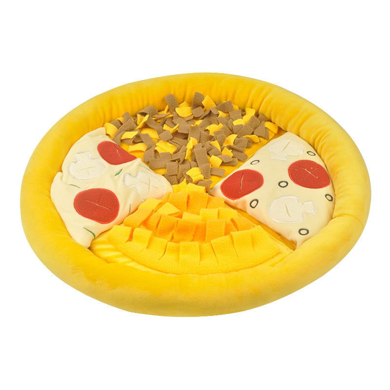 Lovely Pizza Shape Dog Snuffle Toy