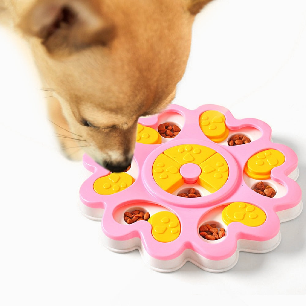 Flower Shape Dog Puzzle Toys