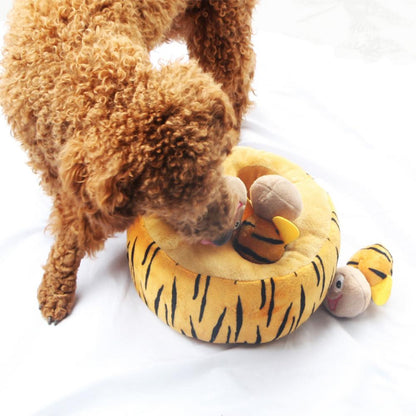 Plush Bee Dog Snuffle Toy