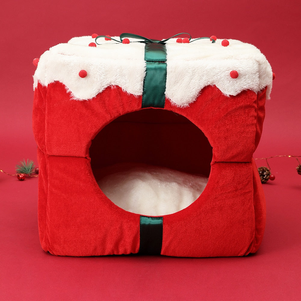 Christmas Box Pet House